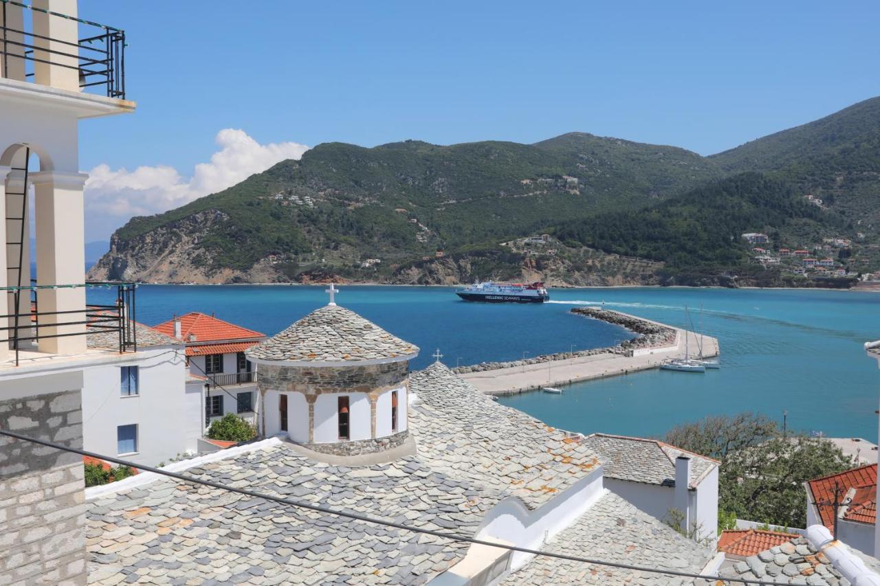 Skopelos House In Castle Panormos  Extérieur photo